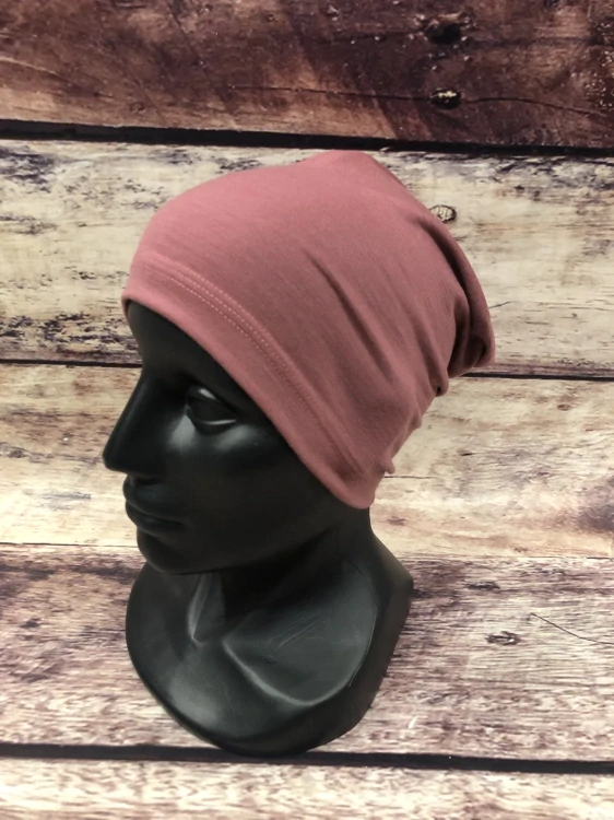 Dětská merino/lycra čepice ZM Basic - Deco rose