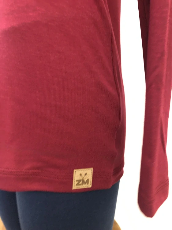 Dámské bambusové kojicí tričko ZM Basic, DR - Javor finerib