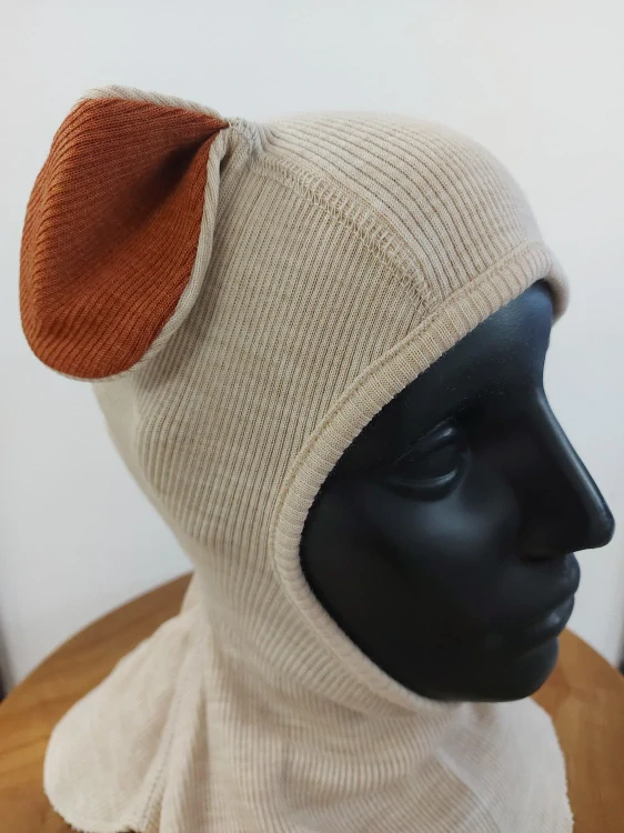 Merino kukla s oušky Puppy ManyMonths - Toasted Coconut