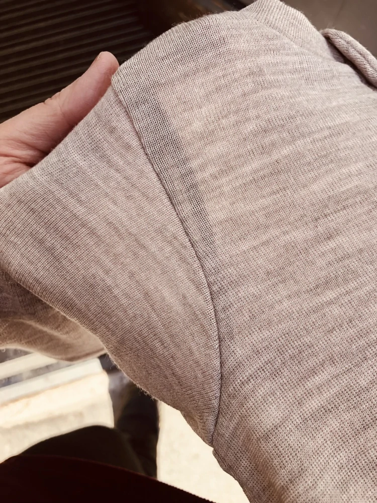 Rostoucí celoroční MERINO/HEDVÁBÍ overal Lambio, DR - Pískový melír