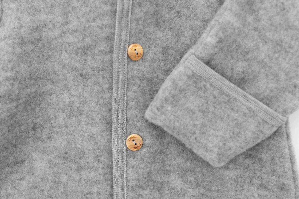 Merino fleece overal Engel - Šedý melír
