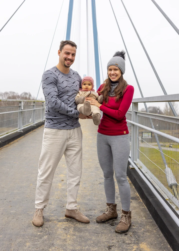 Pánské zimní MERINO tričko ZM Basic, DR - Hory