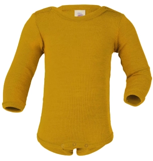 Merino/hedvábí body Engel, DR - Šafrán