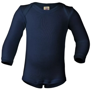 Merino/hedvábí body Engel, DR - Tmavě modré