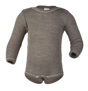 Merino/hedvábí body Engel, DR - Oříšek