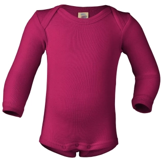 Merino/hedvábí body Engel, DR - Malina