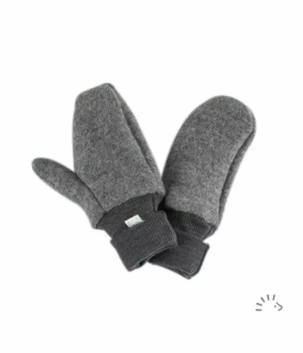 Vlněné rukavičky Iobio - šedé