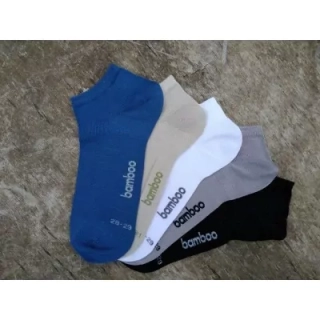 Pánské kotníkové bambusové ponožky Trepon - Mango