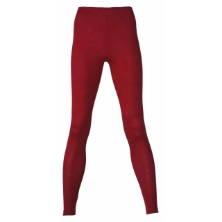 Dámské merino/hedvábí legíny Engel - červené