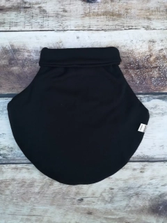 Merino nákrčník s ochranou dekoltu pro dospělé - zimní, černý