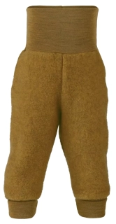 Merino fleece kalhoty Engel - Šafrán