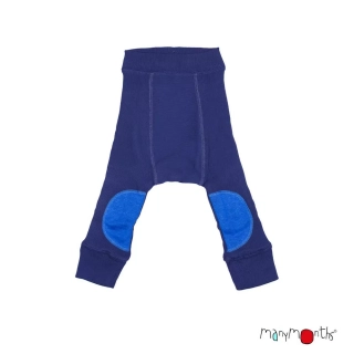 Merino longies ManyMonths se záplatami - Night sky