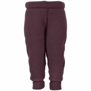 Merino-fleece kalhoty Mikk-line - Vínová