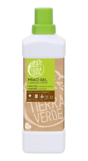 Tierra Verde - Prací gel z mýdlových ořechů na vlnu a funkční textil z merino vlny 1l