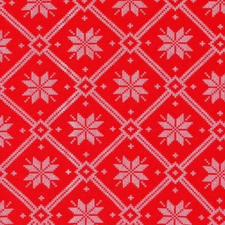 Celoroční MERINO metráž - Nordic red