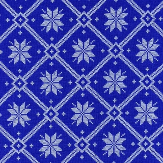 Celoroční MERINO metráž - Nordic blue