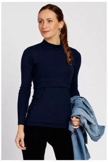 Kojicí tričko modal - HIGH NAVY