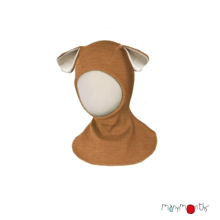 Merino kukla s oušky Puppy ManyMonths - Potters Clay