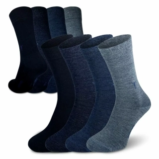 Northman - Gunnar společenské merino 4 pack modrá