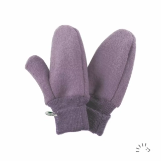 Vlněné rukavičky Iobio - fialkové