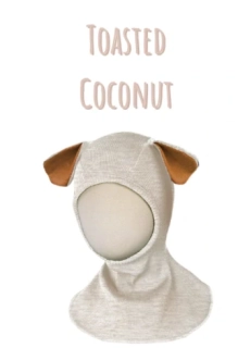 Merino kukla s oušky Puppy ManyMonths - Toasted Coconut