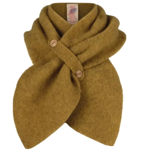 Merino-fleece šála Engel - šafránová