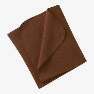 Deka ENGEL merino-fleece - Skořice