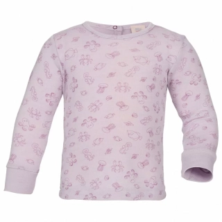 Dětské merino/hedvábí tričko Engel, DR - Mořský svět magnolia