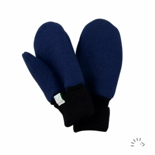 Vlněné rukavičky Iobio - Tmavě modré