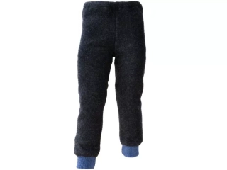 Merino fleece kalhoty Engel - černá/modrá