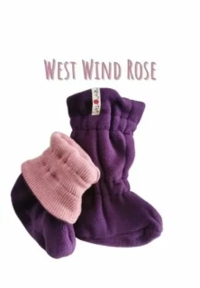 Merino capáčky ManyMonths - West Wind Rose