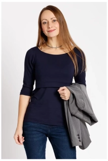 Kojicí tričko Cindy modal - NAVY