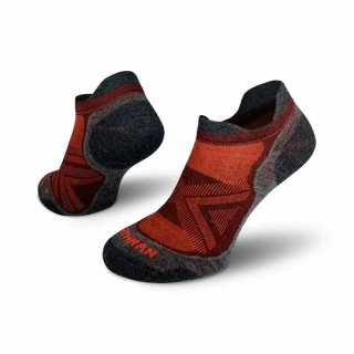 Northman - Run merino Pro Low - červené