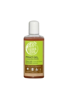 Tierra Verde - Prací gel z mýdlových ořechů na vlnu a funkční textil z merino vlny 110ml