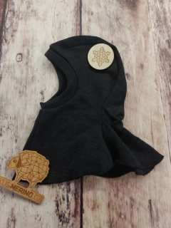 Zimní MERINO kukla Lambio - Antracit