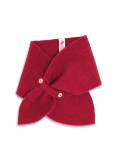 Merino-fleece šála Engel - červená