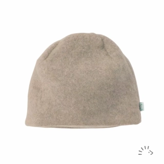 Čepice Iobio merino-fleece - Písková