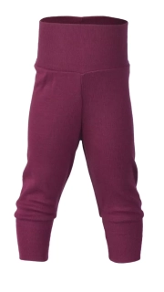 Merino/hedvábí rostoucí kalhoty Engel - Orchidej
