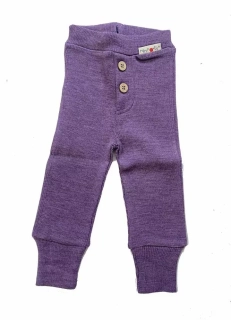 Merino tepláky ManyMonths - Dusty Grape