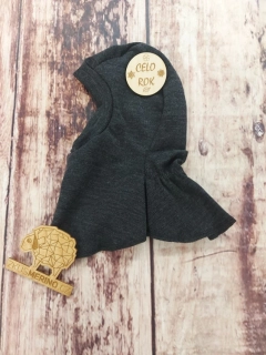 Celoroční MERINO kukla Lambio - antracit