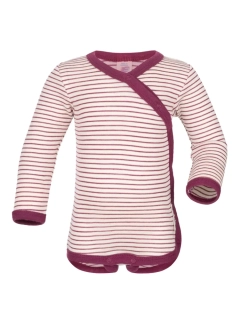 Merino/hedvábí ZAVINOVACÍ body Engel, DR - Natural/orchidej