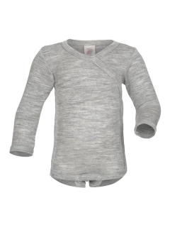Merino/hedvábí ZAVINOVACÍ body Engel, DR - Šedá
