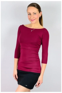 Kojicí tričko Cindy modal - WINE