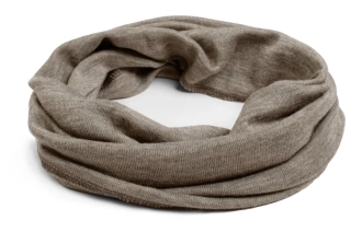 Merino/hedvábí nákrčník Engel pro dospělé - Oříšek