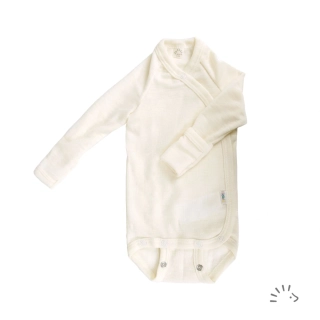 Merino/hedvábí ZAVINOVACÍ body Iobio, DR - Ecru