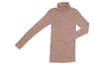 Dámský merino/hedvábí rolák Engel - Dusty rose