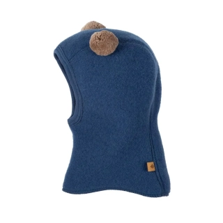 Merino-fleece kukla medvídek Pure Pure - Dark denim