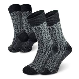 Northman - Bolge merino tm. šedé - 2 pack