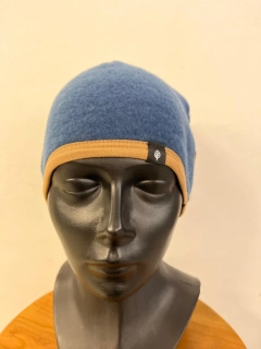 Merino-fleece čepice Beanie Pure Pure - Dark denim