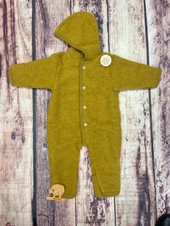 Merino fleece overal Engel - Šafrán